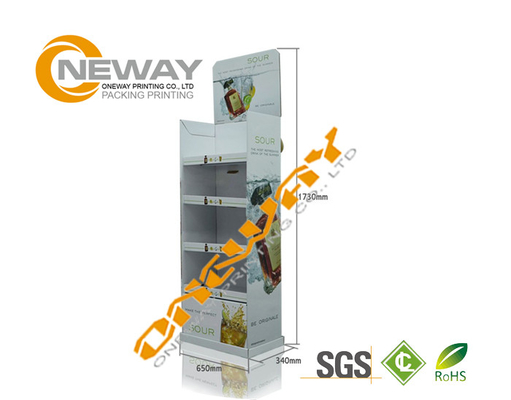 Cardboard Display Stands , Pop Up Exhibition Custom Printing High Quality Cardboard Display Stand