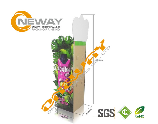 Cardboard Display Stands , Pop Up Exhibition Custom Printing High Quality Cardboard Display Stand