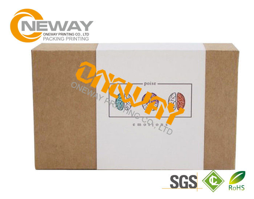 Printed Fold Pack Custom Gift Boxes For Food With White Cardboard For Pasta