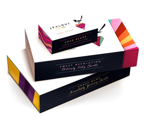 Printed Fold Pack Custom Gift Boxes For Food With White Cardboard For Pasta