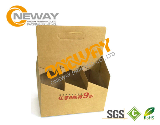 24 Pack Beer Bottles Corrugated Carton Box 330ml Wine Shipping Paper Beer Bottle Carrier