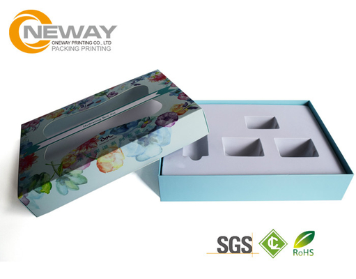 Custom Display Clear Window Boxes For Cosmetic Brush Packaging , Paper Display Box