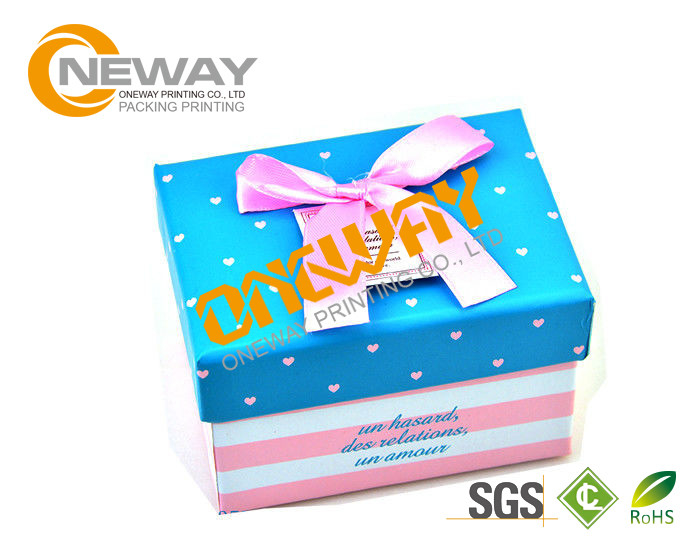Coated Paper Custom Size Gift Boxes CMYK Printing For Medecine Packaging